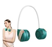 Générique Portable Neck Fan | 3 Speed Portable Bladeless 3.5W Fast Cooling Fan | Compact Hot Weather Fan for Indoor Outdoor Camping Sport Hiking