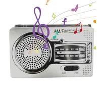 Générique Portable Radios AM FM | AM FM Radio Battery Operated with Speaker - Excellent Reception, Speaker, Headphone Jack, Long Life, Battery Operated