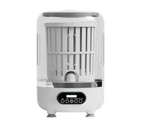 Générique Portable Washer - 3-Mode for Travel | Rotate Basket with Folding Frame & Resilient Motor Sl or Underwear, Camping, Bathroom and Clothes Socks T Shirt Underpants Maintenance, white, Se