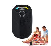 Générique Portable Wireless Speaker, Portable Waterproof Outdoor Speaker - Audio Player with Colorful Lights and Powerful Bass for Fitness Party Music