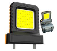 Générique Portable Work Light | Adjustable LED Floodlight - Torch Projector for Garage Construction Site Plumbing Work Power Outage Warehouse Fishing Hiking Bedroom