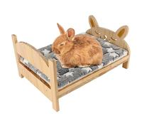 Générique Potato Nest - Mini Animal Shelter, Soft Removable Wooden Cushion, and Guinea Pig Bed, Enclosure, Opossum, Small Apartment | Nap House