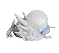 Générique Printed Smart Speaker Holder, Desktop Statue Stand, Bedside Decoration, Novelty Animal Figure, Ideal for Living Room, Offices, Home, Display, 8.27 x 7.87 x 3.94 inches
