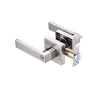 Générique Privacy Door Handle | Heavy Duty Aluminium Interior Door Knob | Lever for Bathroom, Bedroom, Office, Security and Entrance
