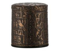 Générique PU Dicer, 2.95 Inch, Silent Dice Shaker | Red Felt Lined Dicer Shaker Dicer, Leather Dicer Cup Set for ahtzeè Liar