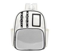 Générique PU Storage Bag - Aesthetic Storage Pouch with Pin Board - Display Bag Badges for Travel Luggage, Hiking, Comic Con, Work, Fitness, Daily Sports, Outdoors, White on Black, Se référer au