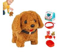 Générique Puppy Robot realista - Robot Dog | Juguete Para Perros robótico, mascota de , Plush animal electrónico interactivo, caminatas, ladridos, Meneo de cola Para niños y adultos