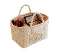 Générique Quilted Storage Basket - Large Foldable Shopping Bag Bohemian Floral - Decorative Laundry Basket for Home Picnic Shopping Travel Car Bedroom Nappy Clothes Makeup, Yellow, Se référer au