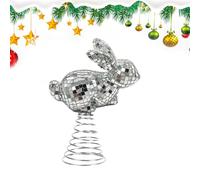 Générique Rabbit Figurines, Cute Decorative Ornament with Reflective Mirror | Reflection Rabbit Disco Sculpture | for Home Decoration, Living Room, Office, Table, Wedding, Party and Easter