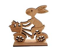 Générique Rabbit Figurines | Easter Rabbit Wooden Home Decor | Animal Table Decoration Craft - for Shelf Table Entrance Office Stores Living Room Bedroom Porch Garden Holiday