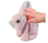 Générique Rabbit Plush Toy | Cute Realistic Pet Walking and Barking | Electric Walking Robot Rabbit Toys | For The Whole Family Birthday Game Indoor Outdoor Companion