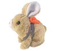Générique Rabbit Plush Toy - Realistic and Soft Interactive Electric Animal | Electric Walking Robot Rabbit Toys - For The Whole Family Birthday Indoor Outdoor Play Companion