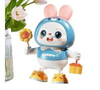 Générique Rabbit Robot, Animal Singing and Dancing 48 Songs - Interactive Electric Easter Bunny Toy for Training Head Lift for Bedroom and Library