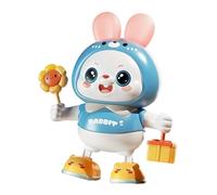 Générique Rabbit Toy, 48 Songs, Electric Dancing Animal, Interactive Rabbit Toy with Music and Lights, Educational Toy with Head Lift Training, Entertainment for E
