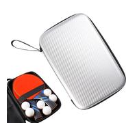 Générique Racket Box - Waterproof Racket Case | Portable Reusable Sports Organizer for 2 Rackets 6 Balls - Travel, Matches, Daily Training
