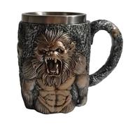 Générique Raging Ape Coffee Mug, 400ml Novelty Cup, Bold Ceramic Beast Drinkware, Funny Gift For Dads Campers Outdoorsmen & Gamers, Rugged Coffee Tea Mug For Camping Fishing Hiking Picnics Daily Use