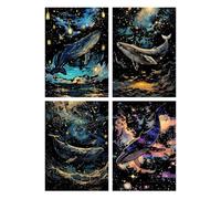 Générique Rainbow Art Scraping Paper Kit,Glow In The Dark Scratch Paint Kit - Paint Scraper Set | Girls Boys
