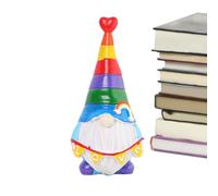 Générique Rainbow Garden GNOME, Cute Gnomes Statue for Outdoors, Creative Gnomes Figurine, Small Rainbow GNOME Decoration for Garden, Patio, and Yard, Small Rainbow GNOME for Patios