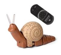 Générique RC Snail Toy - Electronic Crawling Animal, Remote Controlled Fake Snail Fun Car for | Creative Designs Modern Design Safe Snail Toy for Le Dive