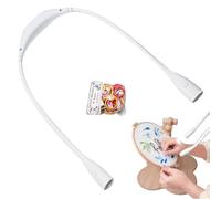 Générique Reading Lamp for Neck, Led Book Light for Knitting, Rechargeable Crochet Knitting Reading Lamp for Camping in Bedroom