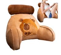 Générique Reading Pillow - Ergonomic Design Cushion Capybara Soft and Cute, Cute Living Room Cushion, Lumbar Support, Cervical and Back for Adults - Sofa, Sleeping, TV, Relaxation Floor