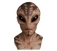 Générique Realistic Alien Mask - Funny Halloween Alien Mask | Fancy Full Heads | Halloween Skull Skeleton | Full Headed Realistic Extrate