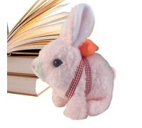 Générique Realistic and Soft Interactive Electric Rabbit Plush Toy | Electric Toys for Walking Robot Rabbit | For The Whole Family Birthday Game Indoor Outdoor Companion