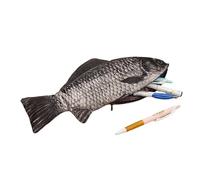 Générique Realistic Fish Pencil Case, Pencil Case Fish Pen Bag | Soft and Durable Pen Storage Organizer for School Supplies, Stationery and Accessories for Girls