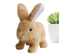 Générique Realistic Interactive Rabbit Toy, 16 x 9 x 16 cm Toys Bunny Interactive in Plush, Bunny Pal, Realistic Electronic Rabbit for Pets, Jumping, Twitch and Shake Ears