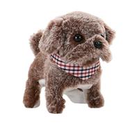 Générique Realistic Robot Dog, Interactive Play Toy Robot Dog Walking and Barking, Electronic Plush Puppy Toy | for Home, Living Room, Bedroom, Indoor