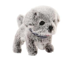 Générique Realistic Robot Dog | Interactive Robotic Dog Toy with Walking and Barking, Puppy Toy Robotic Soft Toy for Companion Home Travel Bedroom Living Room Bedroom