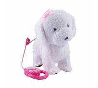 Générique Realistic Robot Puppy | Plush Animal Singing Battery Powered - Robot Canine Simulating A Real Puppy for Boys Girls Birthday Education Indoor Outdoor