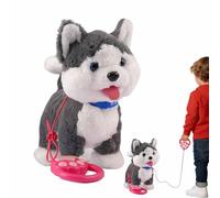 Générique Realistic Robot Puppy - Plush Animal Singing Battery Powered | Robot Canine Simulating A Real Puppy - for Play, Learning, Birthday Parties and Decoration