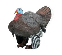 Générique Realistic Turkey Statue - Thanksgiving Animal Figurine Wild Turkey Model Versatile Outdoor Decorative Toy Seasonal Decoration for Garden Home