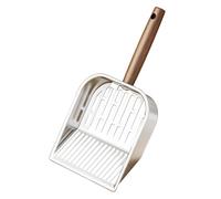 Générique Recogedor De Heces Para Gatos | Pala Para Excrementos De Gato Con Mango De Madera - Pala Grande 5,63x11,02 Pulgadas | Paraa Interior Exterior Hogar Apartamento Sala Hogar Con Múltiples