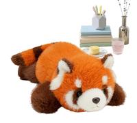 Générique Red Panda Plush Toy - Adorable Plush Animal, Soft Comfortable Pillow, Cuddly Plush Cushion, Cute Wildlife Toys, Sleep Accessory