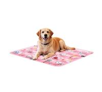 Générique Refreshing and Summer Sleeping Pad - 65 x 50 x 12 cm, Cooling for Dogs, Water Absorbent, Washable Cooling Blanket for Cage, Bed, Indoor and Outdoor Floor