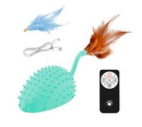 Générique Remote Control Cat Toy | Luminous Accessory with Squeaky Noise | Indoor Cat Figurine for Living Room, Balcony, Garden, Backyard and the
