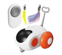 Générique Remote Control Cat Toy - Rechargeable Automatic Amuser, Automatic Distractor for Cats, Indoor Animals, Game, Exercise and Boredom Fighting