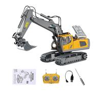 Générique Remote Control Excavator Toy | Sand Digger, RC Construction with Lights and Sounds for Boys and Girls 3 to 8 Years Old Indoor Role Play