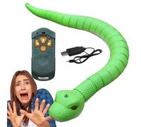 Générique Remote Control Snake - RC Snake Toy Extendable Remote Control Waterproof Retractable Creative Realistic RC Snake Toy Realistic Electric Robot Toy for Boys Girls Adults