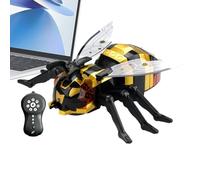 Générique Remote Controlled Bee Robot Toy with Spray, Sound and Light Functions | RC Animal Robot Crawling on the Ground, Remotely Controlled Crawling Animal for Boys Girls Birthday Gift