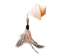 Générique Retractable Cat Twine Toy, Detachable Head | Interactive Cat Toy with Retractable Twine | for Small, Medium and Large Breeds, Living Room, Bedroom, Office