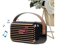 Générique Retro Wireless Speaker - Compact Wireless Speaker Lightweight and Portable | Audio Player with Deep Bass and Reinforced for Outdoor, Fitness, Camping and Picnic, Device