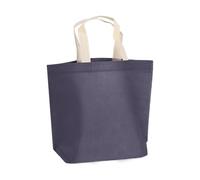 Générique Reusable Bags with Handles Non Woven Fabric Bags for Large Quantities Reusable Picnic Bags for Kitchen Picnic Travel Beach Party Shopping, Grey, Se référer à la description