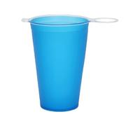 Générique Reusable Cups, Sports Drinking Mug, 4.17 x 2.76 Inches Folding Hydration Container, 250 ml Soft Portable Cup for Workout Athletes Men Running Competitions Gym Indoor Use and Picnic