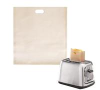 Générique Reusable Grilling Bag | Reusable Washable Grill Sleeves | Toastbags for Grilled Cheese, Sandwiches, Pizza, Chicken Nuggets, Sausages or Vegetables