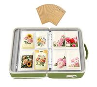 Générique Reusable Portable Organization Envelopes with Envelopes, Seed Organizer Box for Gardening, Planting Vegetables, Flowers, Outdoors, Home, Lawn, Farm