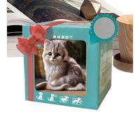 Générique Robot Cat | Interactive Cat Toys for and Seniors | Realistic Movements and Emotional Intelligence | Cat Plush Robot 15 x 10 x 9 cm, Interactive Pet