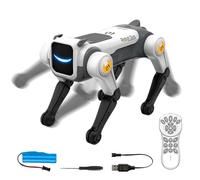 Générique Robot Dog | 2.4 GHz Remote Control with Voice Activation, AI Robotic Pet Toy, for Ages 6 and Above, Boys and Girls, for Gaming, Learning, Education, Training